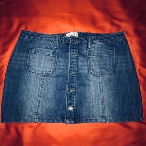 Denim Mini Skirt